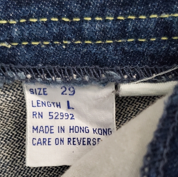 Vintage Jordache Cut Off Denim Shorts, High Waisted, Dark Wash, Sz 27, Hong Kong - Picture 9 of 14